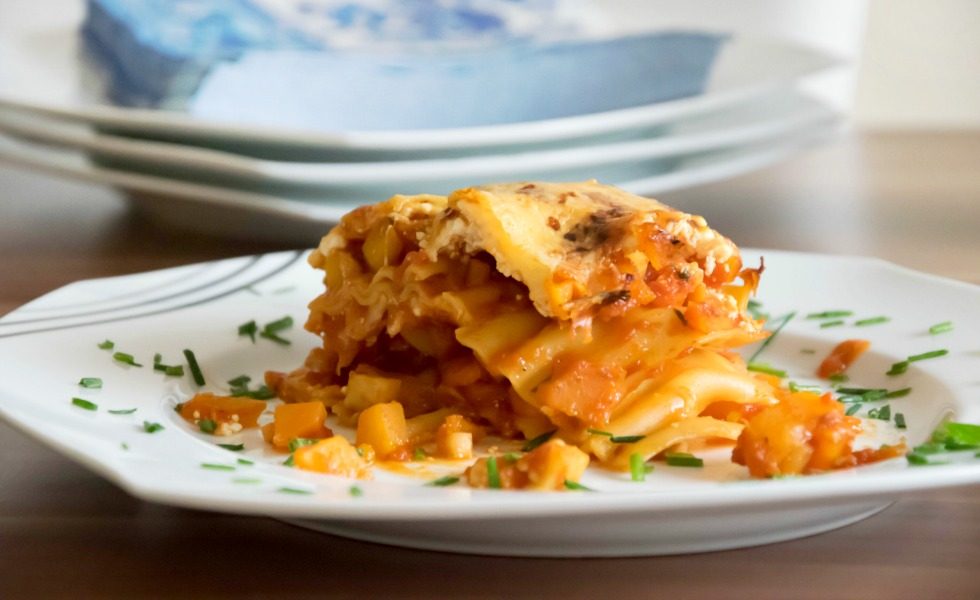 Herbstliche Kürbislasagne