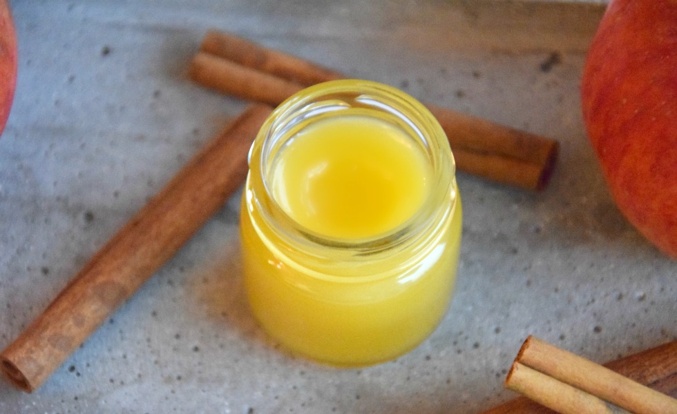 Apfel-Zimt Lippenbalsam