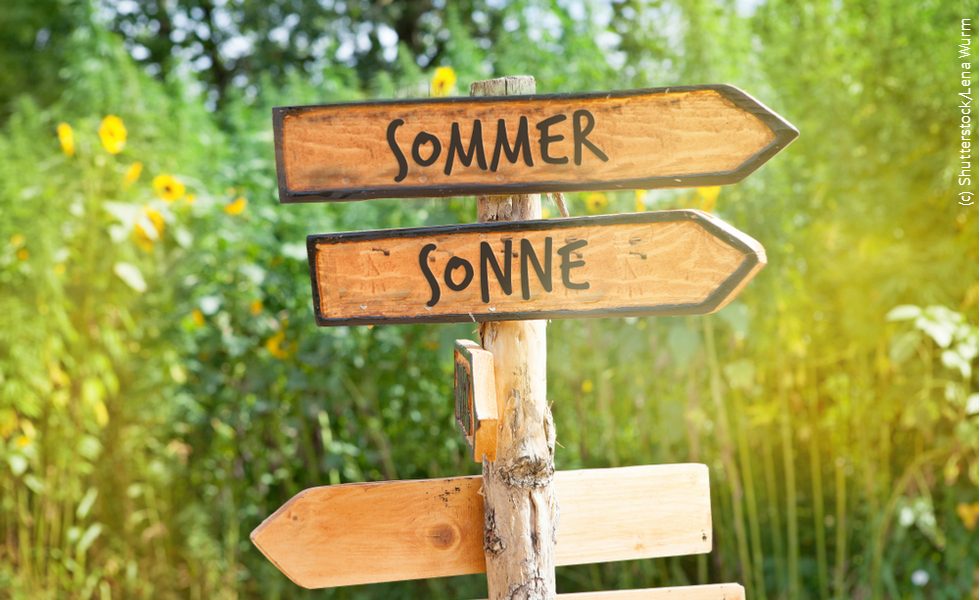 Haut im Sommer - Sommersonne