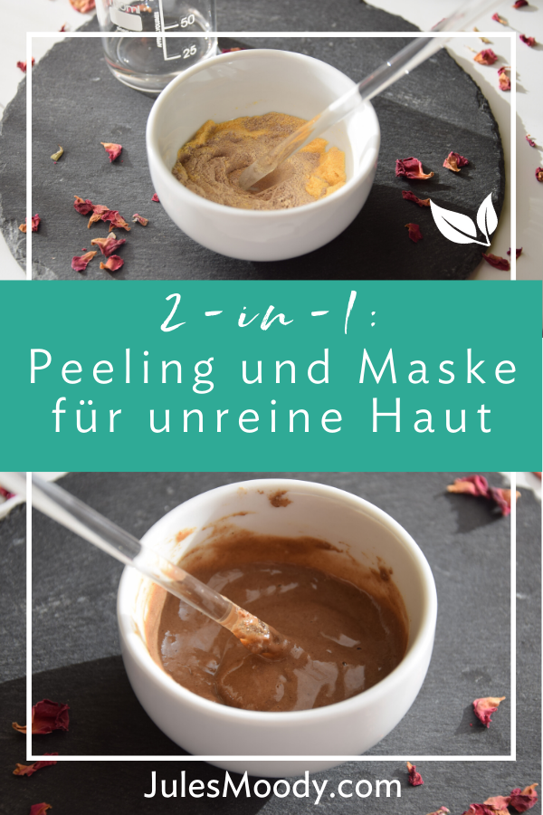 2-in-1 Peeling und Maske für unreine und fette Haut