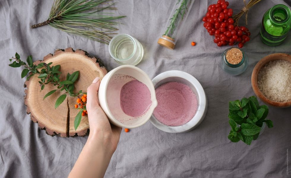 Weniger Stress durch selbstgemachte Naturkosmetik