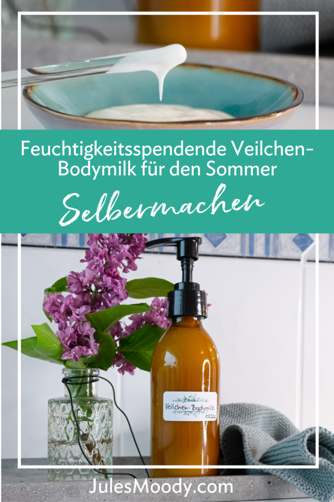 Feuchtigkeitsspendende Veilchen-Bodymilk für den Sommer