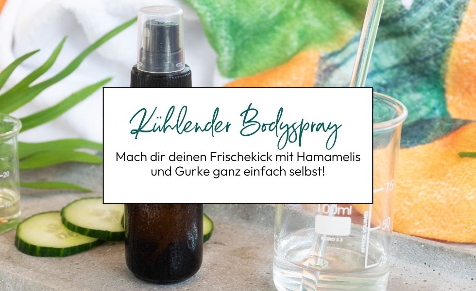 Kühlenden Bodyspray selber machen