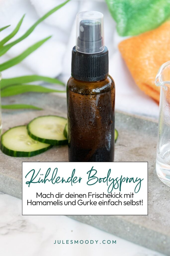 Kühlenden Bodyspray selber machen