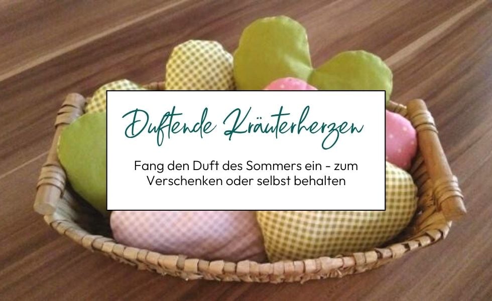 Duftende Kräuterherzen