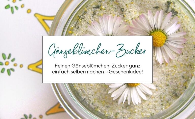 Gänseblümchen-Zucker