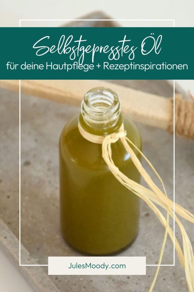 Selbstgepresstes Öl