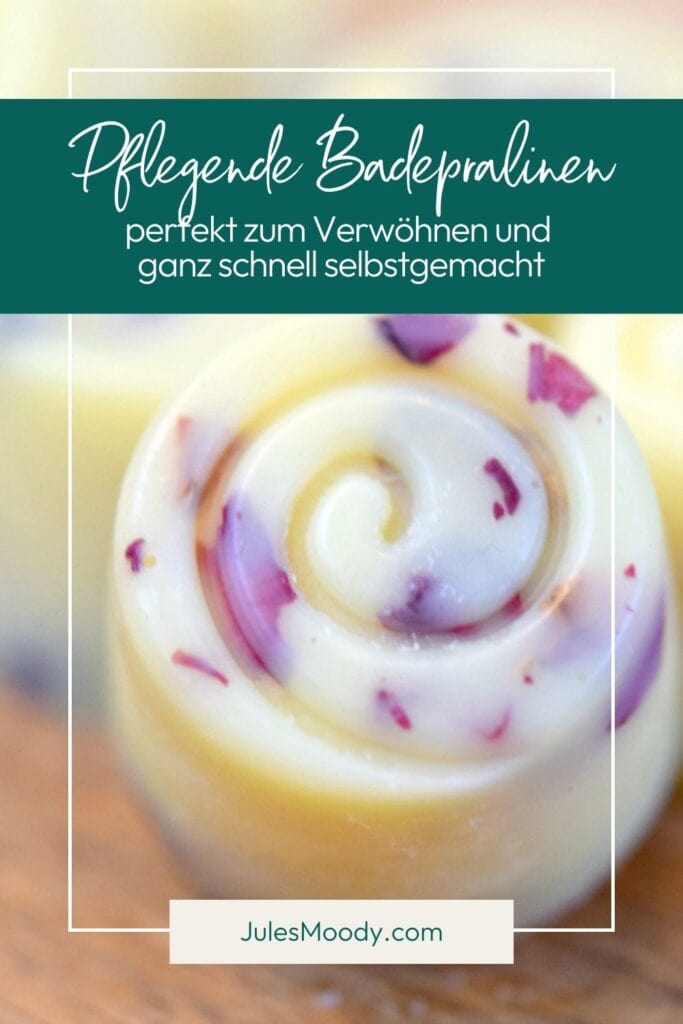 Pflegende Badepralinen