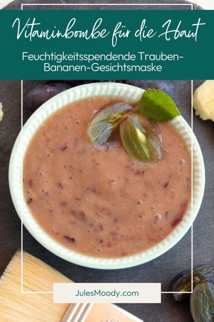 Trauben-Bananen-Maske