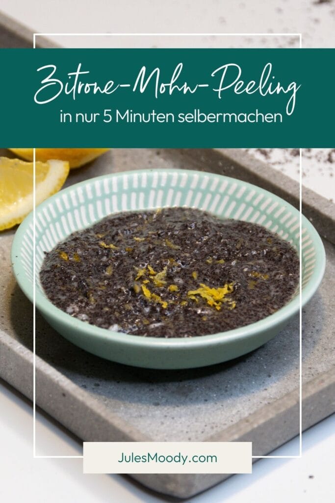 Zitrone-Mohn-Peeling