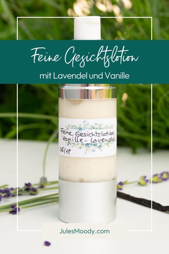 Lavendel-Vanille-Gesichtslotion